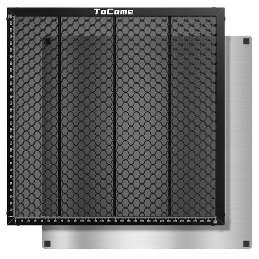 ToCome Honeycomb Laser Bed 300 x 300mm 12" x12" Steel Honeycomb Working Bed for Laser Engraver Laser Cutter - WoodArtSupply