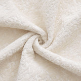 TROMIRY 110" Cloud Couch for Living Room Fluffy Comfy Couches for Apartment | 3 Seater Sectional Couch with Ottoman | Ivory White TROMIRY