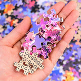 Ingooood- Jigsaw Puzzle 1000 Pieces for Adult- Fantasy Series- Cherry Blossom on Lava_IG-1266 Entertainment Wooden Puzzles Toys Ingooood