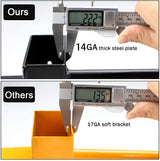 MOFEEZ Outdoor Firewood Log Storage Rack Bracket Kit,Fireplace Wood Storage Holder-Adjustable to Any Length MOFEEZ