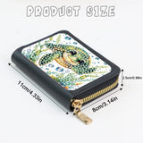 JISHSHAY Diamond Painting Credit Card Holder Sea Turtle Diamond Art Credit Card Wallet Sea Turtle Gem Art Wallet Gem Painting Coin Purse Mosaic Kits for Adults Billfold Animal Embroidery Kit Billfold JISHSHAY