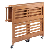 Winsome Radley Kitchen Cart, Light Oak Winsome