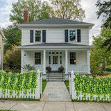 SzJias Artificial Hanging Plants Fake Bamboo Leaves Plants Fake Hanging Plants for Patio Porch Outdoor Plants Decor (2 Pcs) SzJias