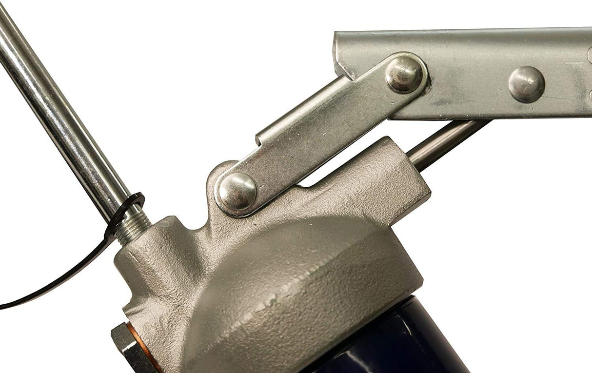 Lincoln 1147 Lever-Action Manual Grease Gun with 18-inch Whip Hose and Coupler, Heavy-Duty Follower Springs, Premium Dual Lip Follower, Jam Proof Toggle, Cast Pump Head, Precision-machined Plunger Lincoln