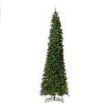 13ft. Artificial Slim Green Mountain Pine Christmas Tree with 1360 Warm White LED Lights and 3924 Bendable Branches Nearly Natural