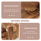 DOITOOL Wood Tortilla Press, Dumpling Skin Maker Presser Traditional Wood Dough Presser Tortilla Sope Maker, Heavy Duty Corn Tortilla Machine DOITOOL