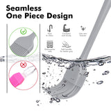 HOTEC Basting Brushes Silicone Heat Resistant Pastry Brushes Spread Oil Butter Sauce Marinades for BBQ Grill Barbecue Baking Kitchen Cooking BPA Free Dishwasher Safe (Grey 2) HOTEC