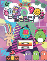 80s and 90s Coloring Book WoodArtSupply