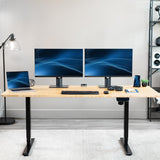 VIVO Universal 71 x 30 inch Solid One-Piece Table Top for Standard and Sit to Stand Height Adjustable Home and Office Desk Frames, Bamboo, DESK-TOP71O VIVO