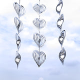 Sublimation Wind Spinners Blanks: 12 Pcs Bird Deterrent Spinner for Yard Porch Hanging - 3D Garden Decorations Outdoor Higliocas