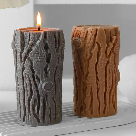 Pillar Tree Resin Mold - Resin Casting Silicone Molds for Home Decor & Candle Making Wave Spiral Mold ESEENS