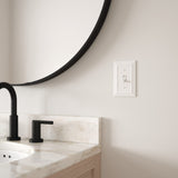 Franklin Brass W35265-PW-C Classic Beadboard Single Wall Plate, Switch Franklin Brass