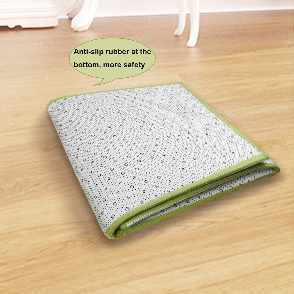 MYOYAY 71'' x 71'' Tatami Mat Rattan Japanese Floor Mats 0.47'' Thickness Large Memory Foam Breathable Sleeping Mat Non-Slip Crawling Mats Living Room Bedroom Area Rug with Storage Bag MYOYAY