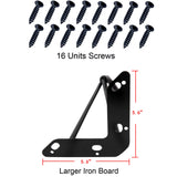 Home Soft Things Hairpin Metal Table Legs 20 Inch Legs for Furniture Coffee Bench Dining End Industrial Table Desk Set of 4 with Black Screws Adjustable Cushion Floor Protectors, 20" Home Soft Things