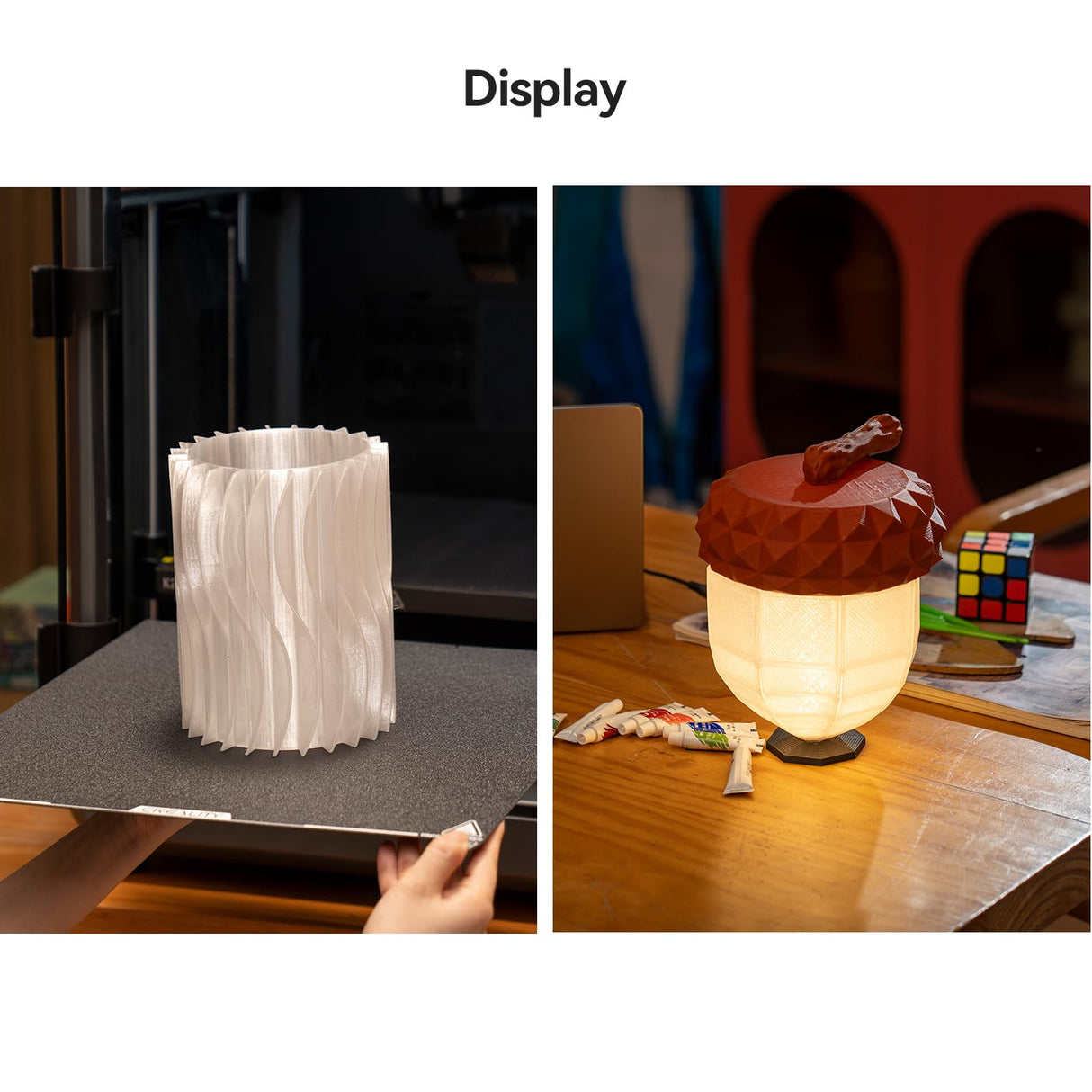 Creality PC Filament 1.75mm, Clear Polycarbonate Filament Designed for 300mm/s High Speed Printing, 1kg(2.2lbs)/Spool Hyper PC Filament, Tough and High Heat Resistant, Fits for 3D Printers Creality