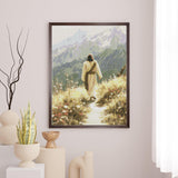 Sitsink Jesus Diamond Art Kits for Adults - Full Drill Jesus Walking on Ocean Beach Christian Diamond Painting, 5D Gem Art Canvas Set Religious Christ Holiday Gifts for Women (4 Sheets) Sitsink