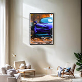 NUFTVI Diamond Painting Kits Sports Car, 5D Full Drill Diamond Art Kits for Adults, Diamond Art Car Home Wall Decor 12 x 16 inches NUFTVI