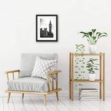 Americanflat 11x14 Picture Frame with Shatter-Resistant Glass - Use as 8x10 Frame with Mat or 11x14 Frame Without Mat - Signature Collection - Photo Frame for Wall Display - Black Americanflat