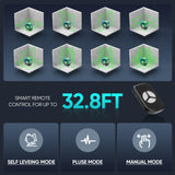 Laser Level, Elikliv Laser Level 360 Self Leveling, 200Ft Green Laser Level Lines Tool, 4x360° Cross Line Laser, Self Leveling Laser Level for Construction＆Picture Hanging,Rechargeable Batterie(16Hrs) Elikliv