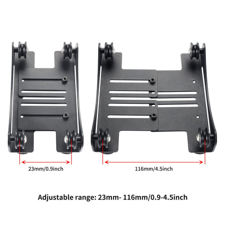 3D Printer Filament Spool Adjustable Holder: FYSETC New 3KG-Filament Spool Stand Wide with Range 23-116mm Mount Rack Bracket Universal Fits for TPU PLA ABS PETG Nylon 0.5-3KG 3D Printing Material FYSETC