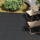 GOOFCXO 44 PCS Interlocking Deck Tiles, 12"x12" Plastic Outdoor Patio Flooring Boards 44 Sq.Ft. All Weather Use Patio Floor Decking Tiles Waterproof Non-Slip for Pool Porch Balcony Backyard GOOFCXO