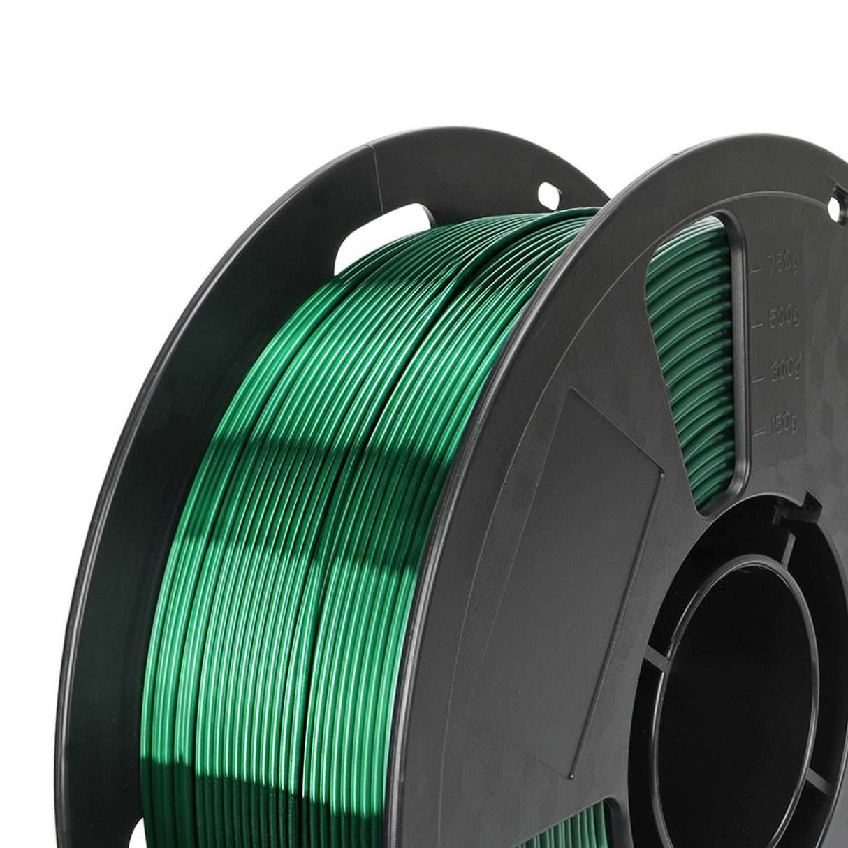 CC3D Silk PLA Filament Forest Green 1.75mm 1KG 3D Printing Silky Shiny Metallic PLA Christmas Green Color FDM Filament 3D Printer Materials CC3D