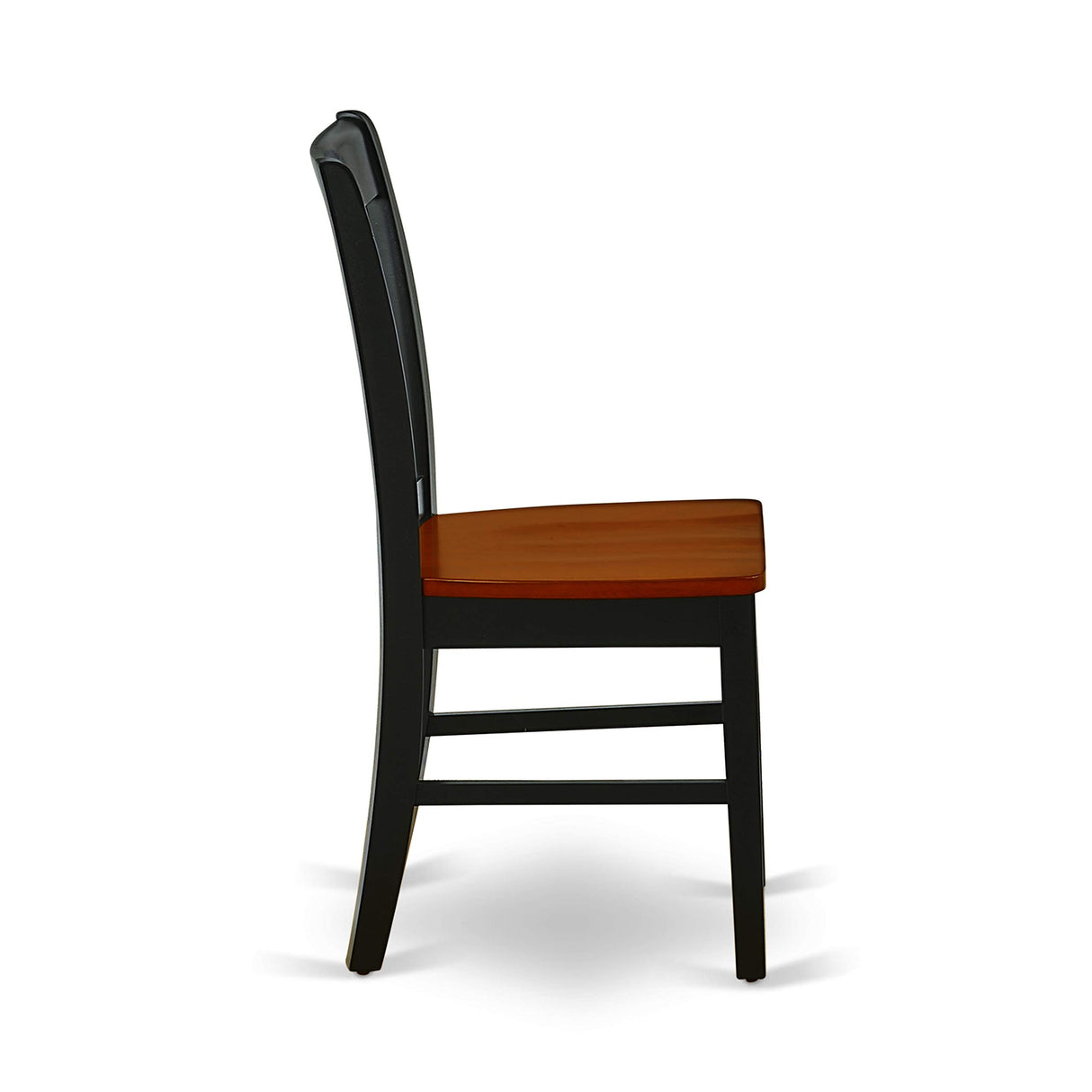 East West Furniture PFNO9-BCH-W 9 Piece Dining Room Table Set Includes a Square Kitchen Table with Butterfly Leaf and 8 Dining Chairs, 54x54 Inch, Black & Cherry East West Furniture