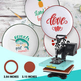 ColorSub 9x12 Inch Heat Press Machine, Professional Swing Away T-Shirt Press Machine for HTV, Sublimation, Heat Transfer Projects Teal ColorSub