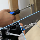 CARTMAN 180 Piece Socket Wrench Auto Repair Tool Combination Package Mixed Tool Set Hand Tool Kit with Plastic Toolbox Storage Case CARTMAN