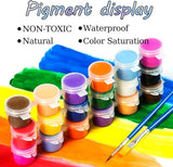 4 Pack Framed DIY Paint by Numbers Kit for Adults Beginner,Fruit Oil Painting Easy Paint by Number with Canvas,Acrylic Paint Kit Arts and Crafts for Adults for Decor 8x8inch Canrichshop