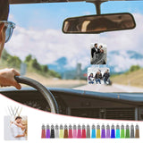 Allazone 120 PCS Sublimation Air Freshener Sheet Set 60 PCS Rectangle Car Scented Hanging Sheets Felt Air Freshener with Rope, Tassel, Wave Bead Chain for Car Home Use and Decor Allazone