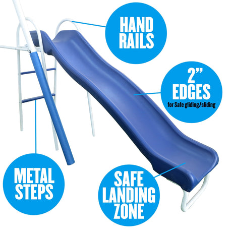 XDP Recreation Fun Forever Swing Set, 96680G, Gray XDP RECREATION