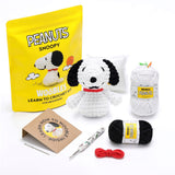 The Woobles Beginners Crochet Kit with Easy Peasy Yarn as seen on Shark Tank - with Step-by-Step Video Tutorials - Snoopy The Woobles
