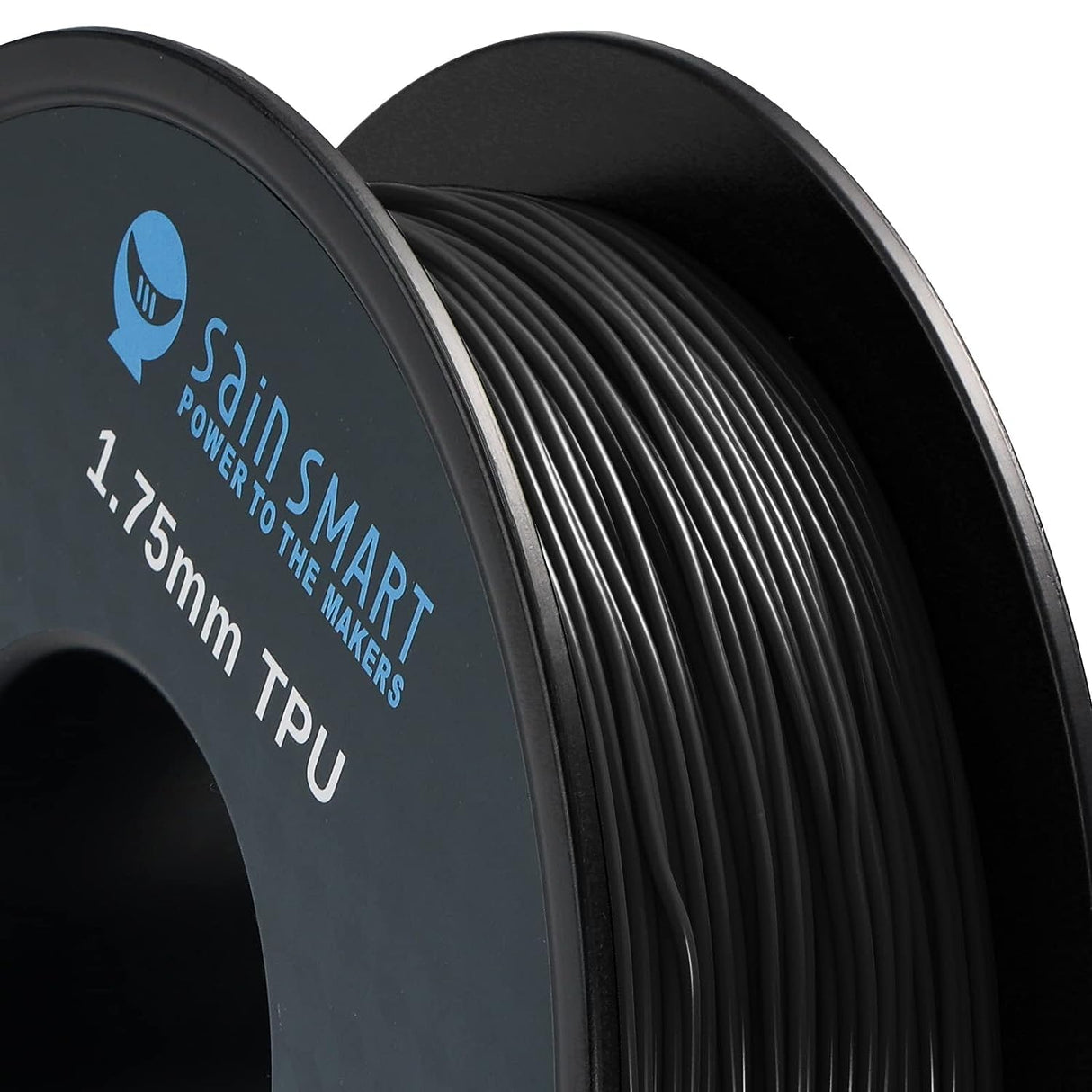 SainSmart TPU Filament 1.75, Blck Flexible TPU 3D Printing Filament, 1.75 mm, 0.8 kg, Dimensional Accuracy +/- 0.05 mm SainSmart