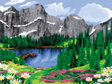 Ravensburger CreArt Mountain View Paint by Numbers Kit for Adults - 20155 - Painting Arts and Crafts for Ages 14 and Up Ravensburger