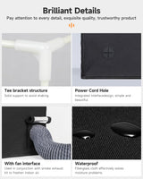 Creality Official 3D Printer Enclosure With Fan Interface Fireproof and Dustproof Constant Temperature Dust Cover 480*600*720mm for Ender 3/Ender 3V2/Ender 3S/S1/S1 Pro/Ender 3Pro/Ender 3 Neo/3 V2 Neo Creality