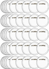 BUYGOO 50Pcs 2.4 inch Make Your Own Buttons Clear Button Pin Picture Button Pin Button Badge Clear Picture Buttons for DIY Crafts and Children's Paper Craft Activities and More BUYGO