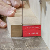 KETIPED Setup Blocks Height Gauge Set, Height Master, 17pcs Precision Aluminum Setup Bars for Router and Table Saw Accessories Woodworking Set Up, 1/32" High Precision Fast Height Marked Bars,MG-049R KETIPED