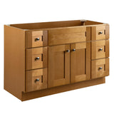 Design House Brookings 48 Inch Bathroom Vanity, Ready to Assemble, Modern Birch, 599001-MBH Design House