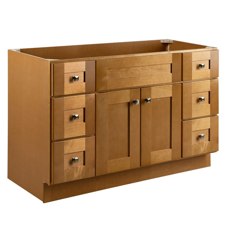 Design House Brookings 48 Inch Bathroom Vanity, Ready to Assemble, Modern Birch, 599001-MBH Design House