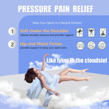 Twin Mattress 12 inch Memory Foam Mattress with CertiPUR-US Certified for Cool Sleep & Pressure Relief, Medium Firm Bed Mattress with Washable Cover, White, Twin Size Mattress Ckofgdsue