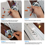 FaithSail 4FT LED Wraparound 40W 4 Foot LED Shop Lights for Garage, 4400lm 4000K Neutral White, Wrap Light, 48 Inch LED Light Fixtures Flush Mount Office Ceiling Lighting, Fluorescent Tube Replacement FAITHSAIL