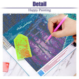 2 Pack Forests Aurora Diamond Painting Kits for Adults - Landscape Diamond Art Kits for Adults Beginner, DIY 5D Full Drill Diamond Dots Gem Art Kits for Home Wall Decor 12x16inch Clendo
