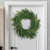 2 Pack Christmas Norfolk Pine Garlands 6FT, Real Touch Artificial Greenery Garland – Full Evergreen Pine Garland for Mantle, Fireplace, Table, Wall, Stairs & Outdoor Holiday Décor Geegoods