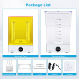 ELEGOO Mercury X Bundle Cure and Wash Large UV Curing Machine Resin Washing and Curing Machine for LCD/DLP/SLA 3D Printer Models ELEGOO