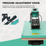 16x24 Heat Press Machine, Slide-Out Semi-Automatic T Shirt Press Machine, 110V Clamshell Heat Press, Sublimation Heat Transfer Printer for T-Shirts, Ceramics,Bags, Cushion CTOSPOATO