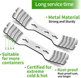 20 pcs Metal Candle Wick Holders, Upgraded Candle Wick Centering Devices, Silver Stainless Steel Candle Wick Holder for Candle Making ABK