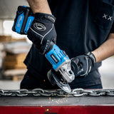 NEIKO 10881A Cordless Angle Grinder, 4 1/2-Inch Grinder with Variable Speed, 20V 4.0A Li-ion Rechargeable Battery, Powerful 8,000 rpm Brushless Motor, Grinders Power Tools, Cordless Grinder Tool NEIKO