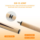 HMQQ Pool Cue Stick/Billairds cue Stick Pool Stick 58" Set of 2/Set of 4 /Set of 4 20OZ, 48" Set of 2/ Set of 4, with Different Weight/Size/Quantity (58" Set of 2) HMQQ