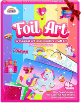 ZMLM Foil Art Kit for Kids - Arts Crafts Fun Mess Free Activity, Gifts for Ages 4 5 6 7 8 9 Girls Boys, Crafts for Kids Creative Birthday Easter Basket Stuffers Gifts Toys (Unicorn) ZMLM